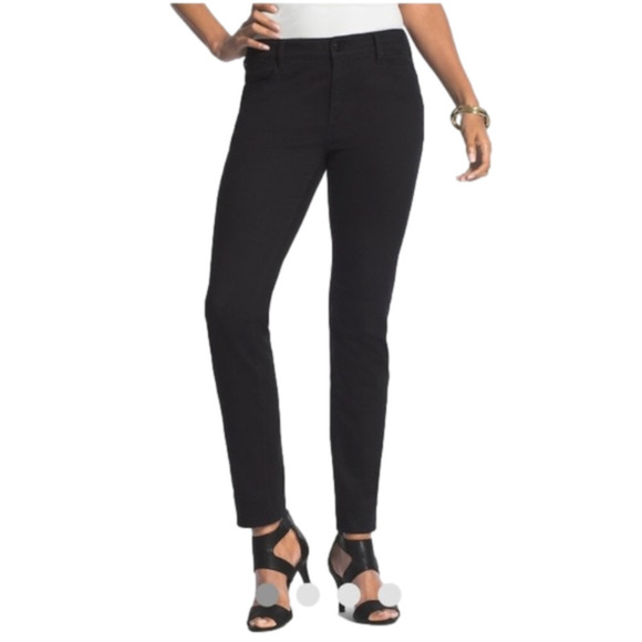 Chico’s The Platinum Black High Rise Jegging Jeans Pant - Sz 0.5 (Small/6) - Picture 1 of 12
